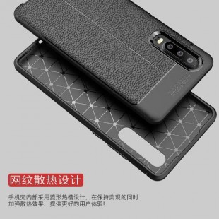 قاب ژله ای طرح چرم هواوی Auto Focus Case Huawei P30