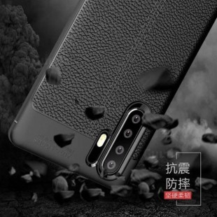 قاب ژله ای طرح چرم هواوی Auto Focus Case Huawei P30 Pro