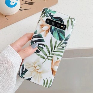 قاب ژله ای طرح برگ سامسونگ Leaf TPU Case Samsung Galaxy Note 10