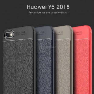 قاب ژله ای طرح چرم هواوی Auto Focus Case Huawei Y5 Lite 2018