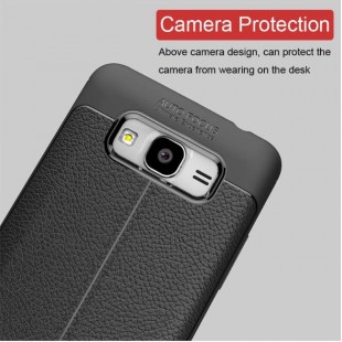 قاب ژله ای طرح چرم سامسونگ Auto Focus Case Samsung Galaxy J2