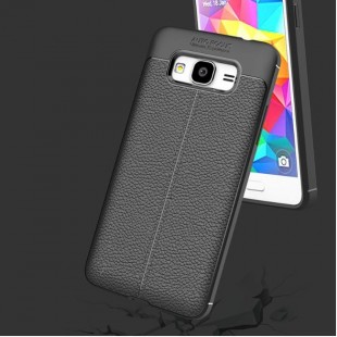 قاب ژله ای طرح چرم سامسونگ Auto Focus Case Samsung Galaxy J3 2016