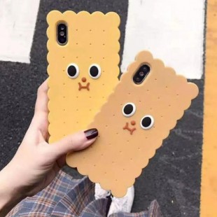 قاب ژله ای طرح بیسکویت آیفون Biscuit Case Apple iPhone X/Xs