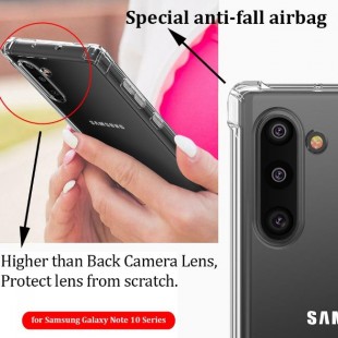 قاب ژله ای شفاف ضدضربه سامسونگ Shockproof Case Galaxy Note 10