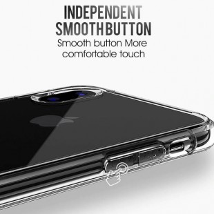 قاب ژله ای شفاف ضدضربه آیفون Shockproof Case for iPhone X