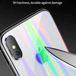قاب ژله ای لیزری رنگی آیفون Laser Case For Iphone X
