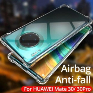 قاب ژله ای شفاف ضدضربه هواوی Shockproof Case for Huawei Mate 30 Lite