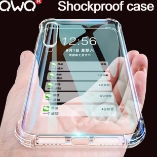 قاب ژله ای شفاف ضدضربه هواوی Shockproof Case for Huawei P30