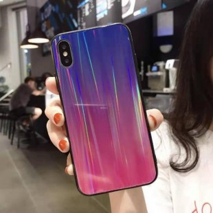 قاب ژله ای لیزری رنگی آیفون Laser Color TPU Case iPhone X/Xs