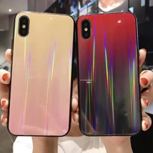 قاب ژله ای لیزری رنگی آیفون Laser Color TPU Case iPhone Xs Max