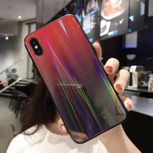 قاب ژله ای لیزری رنگی آیفون Laser Color TPU Case iPhone Xs Max