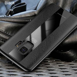 قاب چرمی آینه ای سامسونگ Leather Mirror Samsung Galaxy A6 Plus