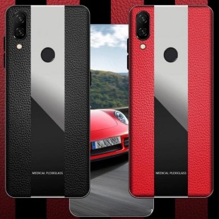 قاب چرمی آینه ای هواوی Leather Mirror Huawei Honor 8X