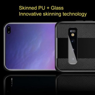 قاب چرمی آینه ای سامسونگ Leather Mirror Samsung Galaxy S10 Plus