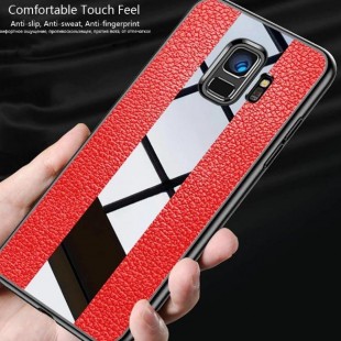 قاب چرمی آینه ای سامسونگ Leather Mirror Samsung Galaxy S9 Plus