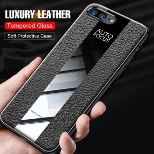 قاب چرمی آینه ای آیفون Leather Mirror Apple iPhone 7 Plus