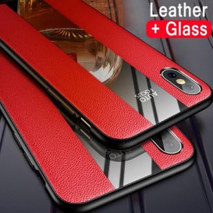 قاب چرمی آینه ای آیفون Leather Mirror Apple iPhone Xs Max