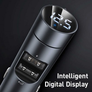 شارژر فندکی و پخش موزیک بیسوس مدل Baseus Energy Column Car Wireless MP3 Charger