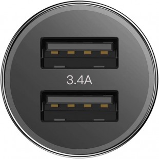 شارژر فندکی بیسوس مدل Baseus Small Screw 3.4A Dual-USB  Car Charger