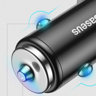 شارژر فندکی بیسوس مدل Baseus Small Screw 3.4A Dual-USB  Car Charger