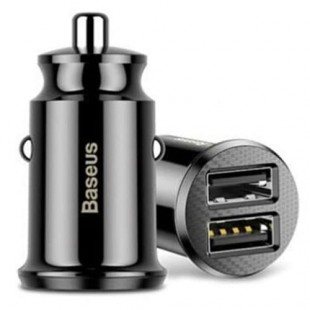شارژر فندکی بیسوس مدل Baseus Gentleman 4.8A Dual-USB Car Charger