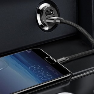 شارژر فندکی بیسوس مدل Baseus Gentleman 4.8A Dual-USB Car Charger