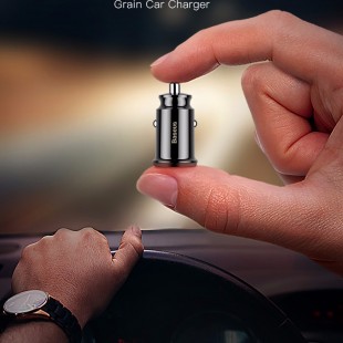 شارژر فندکی بیسوس مدل Baseus Gentleman 4.8A Dual-USB Car Charger