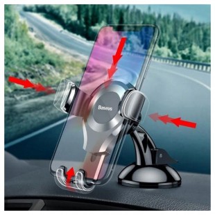 هولدر موبایل اتومبیل بیسوس Baseus Osculum Type Gravity Car Holder