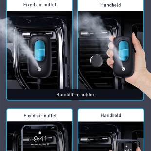 دستگاه بخور اتومبیل بیسوس مدل Baseus Mini spaceship car magnetichumidifier