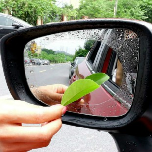 برچسب فویل اتومبیل ضد مه محافظ آینه Baseus 2 Pcs Car Rearview Mirror Rainproof Film 0.15mm Clear Mirror Anti Fog