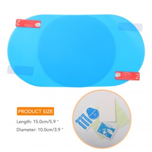 برچسب فویل اتومبیل ضد مه محافظ آینه Baseus 2 Pcs Car Rearview Mirror Rainproof Film 0.15mm Clear Mirror Anti Fog