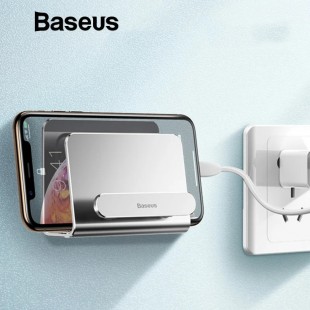 پایه نگهدارنده و هولدر موبایل دیواری بیسوس مدل Baseus wall-mounted metal holder SUBG-0S