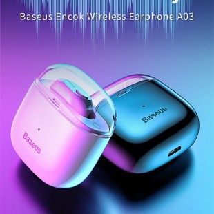 هندزفری بلوتوث دو گوش بیسوس مدل Baseus encok true wireless earphones w01 ngw01-01