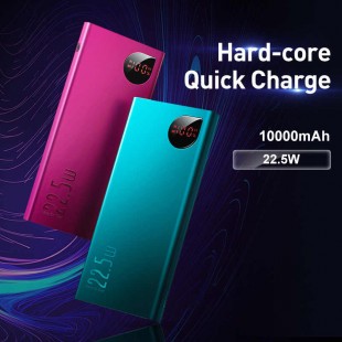 پاوربانک 20000 میلی آمپر بیسوس مدل Baseus Adaman Metal Digital Display Quick Charge Power Bank 22.5W 20000mAh PPIMDA-A06