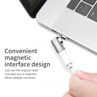 مبدل مگنتی تایپ سی بیسوس مدل Baseus mini magnetic type-c elbow adapter converter CATCX-0G