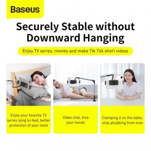 هولدر موبایل گیره ای بیسوس مدل Baseus Otaku life rotary lazy holder