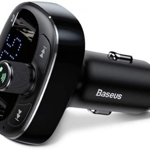 شارژر فندکی و اف ام پلیر بیسوس مدل Baseus Cat S-09 Car bluetooth MP3 Charger CCALL-TM01