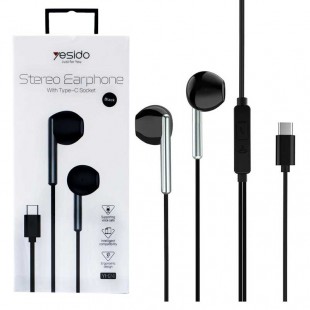 هندزفری سیمی یسیدو Yesido YH24 Stereo earphone with Type-C با جک تایپ سی