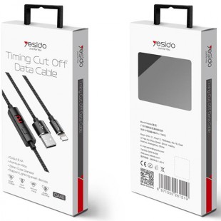 کابل میکرو قطع کن تایمر دار یسیدو Yesido CA-46 Micro USB cable displayed timing power off