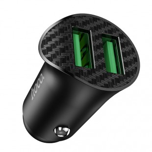 شارژر فندکی ماشین هوکو Hoco Z39 farsighted dual port QC3.0 car charger