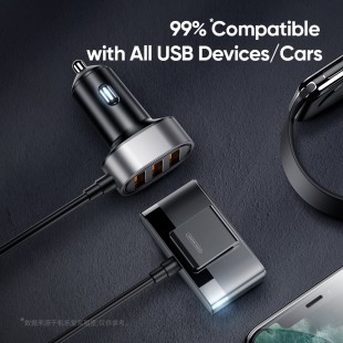 شارژر فندکی پنج خروجی جویروم Joyroom JR-CL03 6.2A Multi Ports USB Car Charger