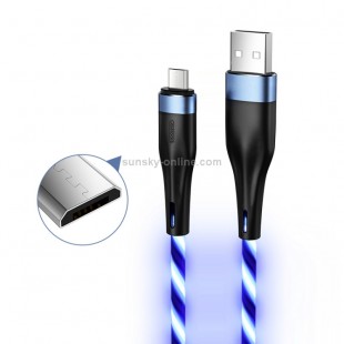 کابل شارژ چراغ دار میکرو USB جویروم Joyroom S-1224N3 Micro USB intelligent light Cable