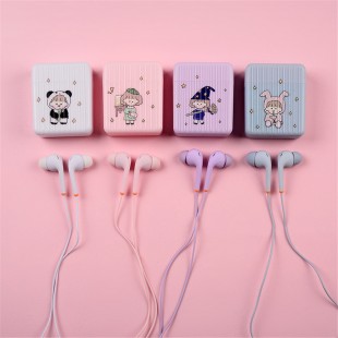 هندزفری فانتزی ایرسیر Earsir E-227 cute girl wired earphone