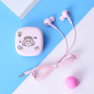 هندزفری فانتزی طرح دختر کوچولو little girl cartoon earphones XY-32