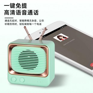 اسپیکر بلوتوث بی سیم طرح تلویزیون Retro TV wireless bluetooth mini speaker