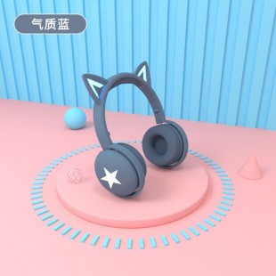 هدفون بی سیم فانتزی طرح گربه Cat ear style 2020 bluetooth wireless headphone