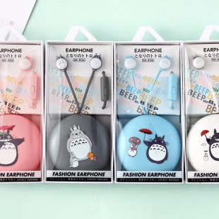 هندزفری فانتزی طرح توتورو Dragon cartoon cat earphones KN-8136