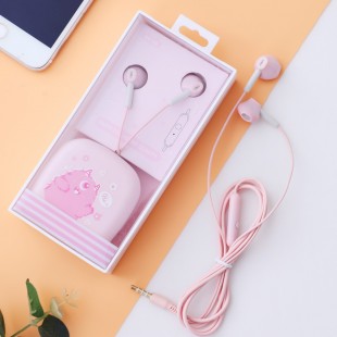 هندزفری فانتزی طرح حیوانات کارتونی Fashion cartoon animal earphones XY-36