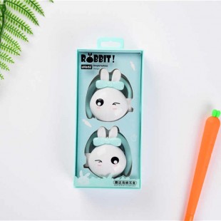 هندزفری فانتزی طرح خرگوش BC-02 cute cartoon bow rabbit earphone