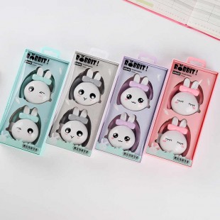 هندزفری فانتزی طرح خرگوش BC-02 cute cartoon bow rabbit earphone